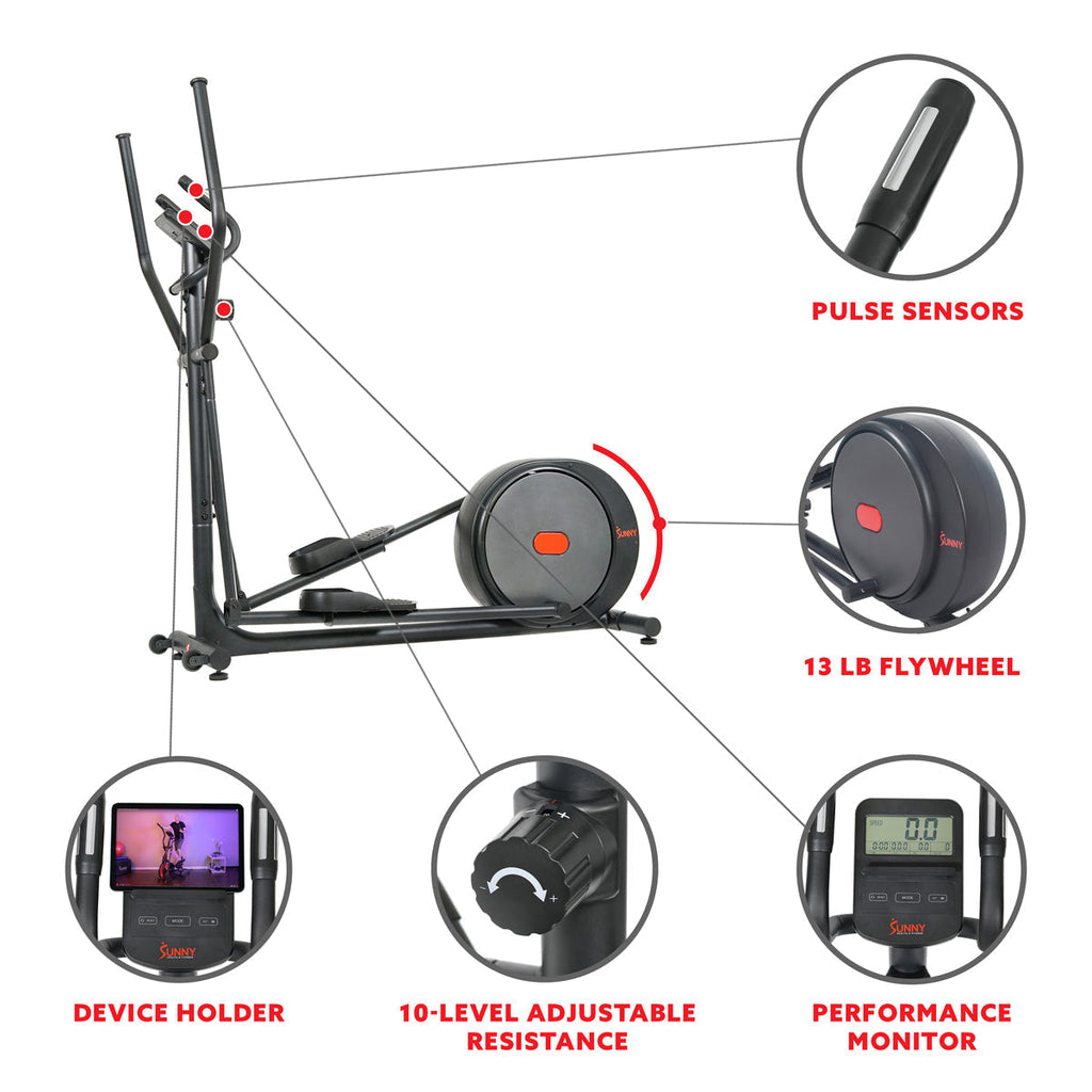 Carbon Pro Magnetic Elliptical Machine