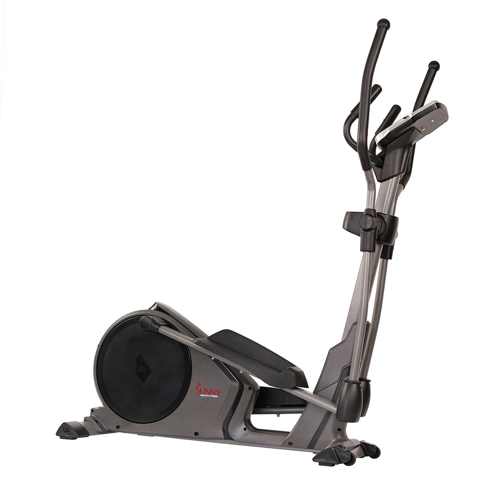 Magnetic Elliptical Machine w/ Device Holder, Programmable Monitor and Heart Rate Monitoring