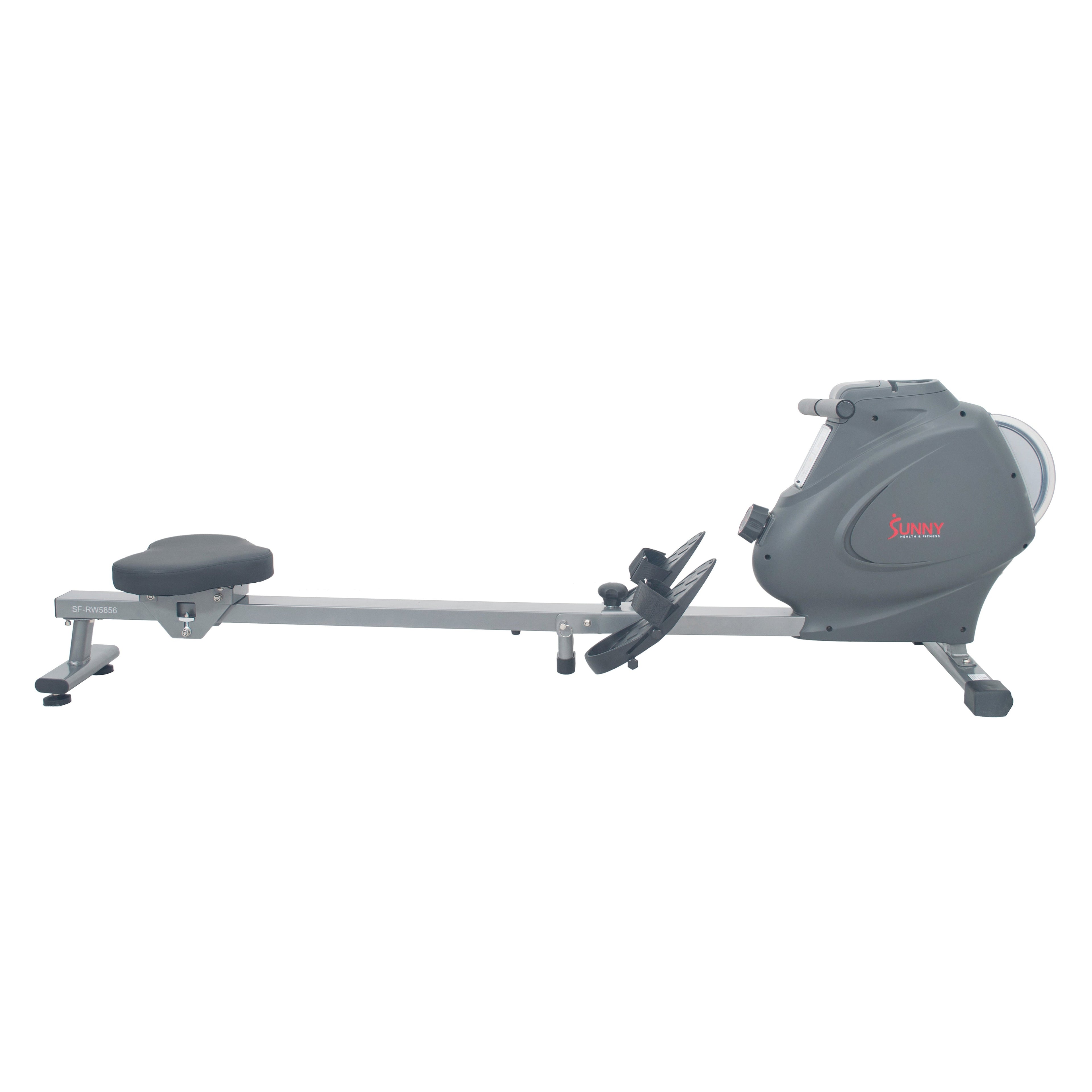 Magnetic Rowing Machine Rower, LCD Monitor w/Device Holder