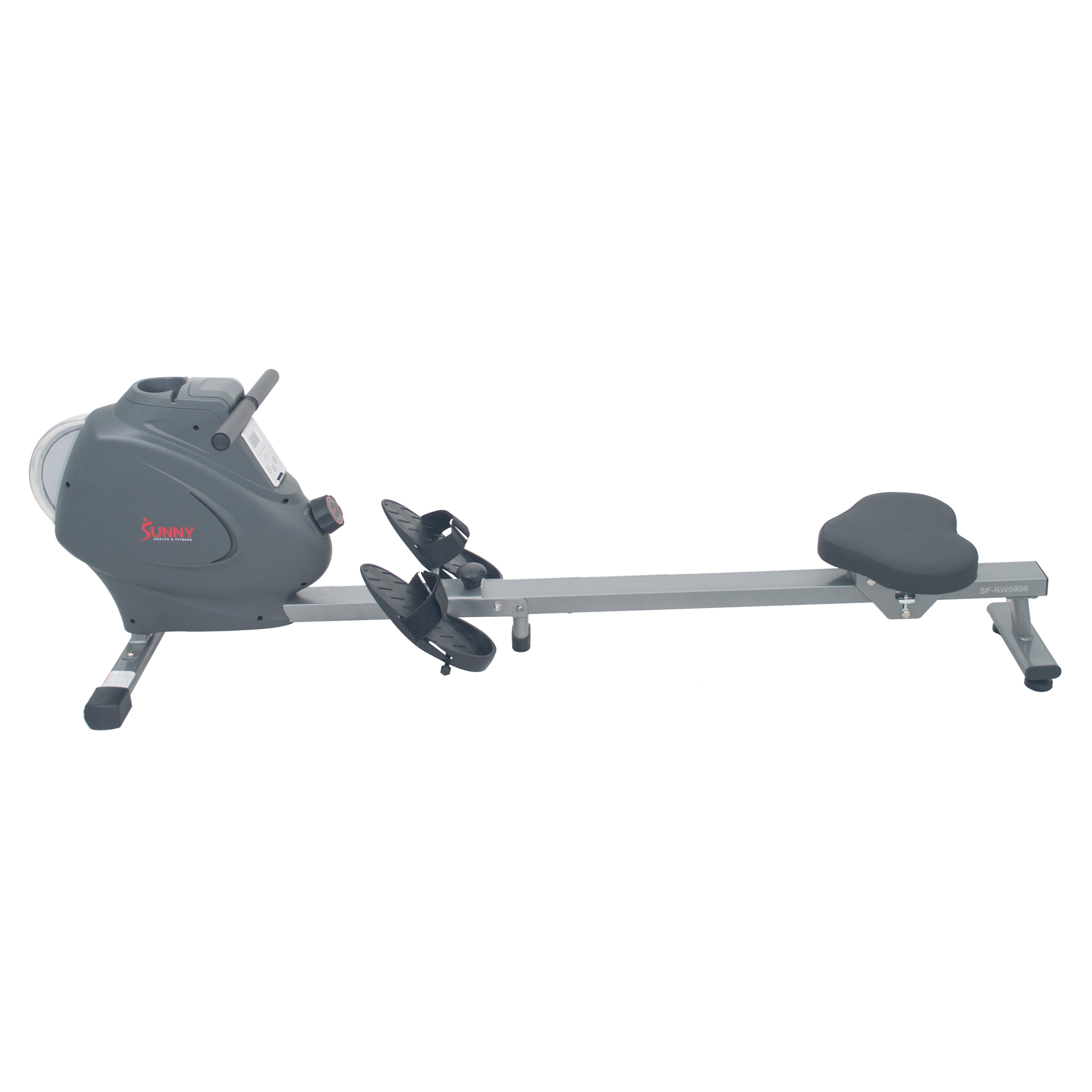 Magnetic Rowing Machine Rower, LCD Monitor w/Device Holder