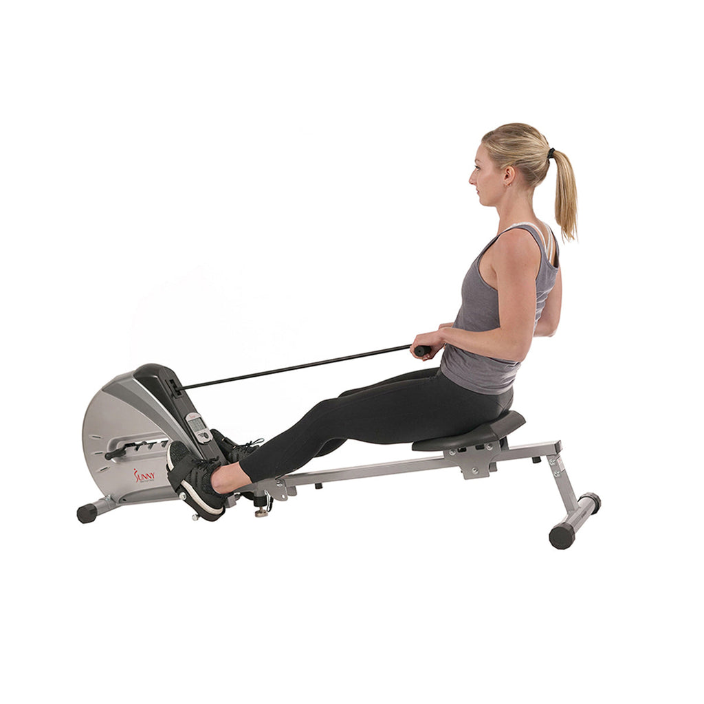 Elastic Cord Rowing Machine Rower w/ LCD Monitor
