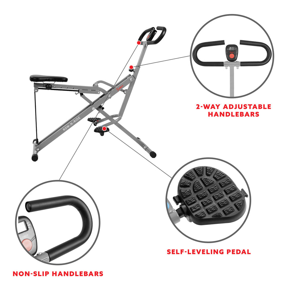 Upright Row-N-Ride™ Rowing Machine