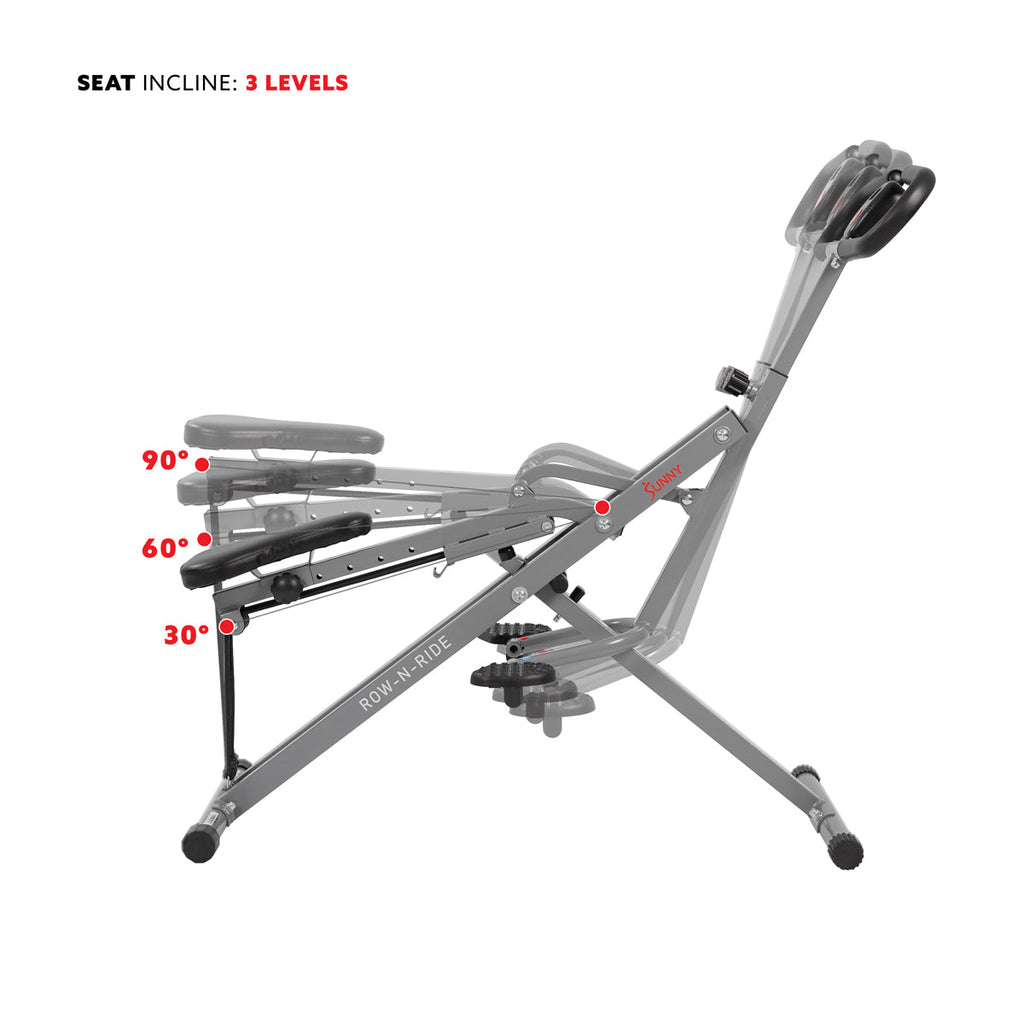 Upright Row-N-Ride™ Rowing Machine
