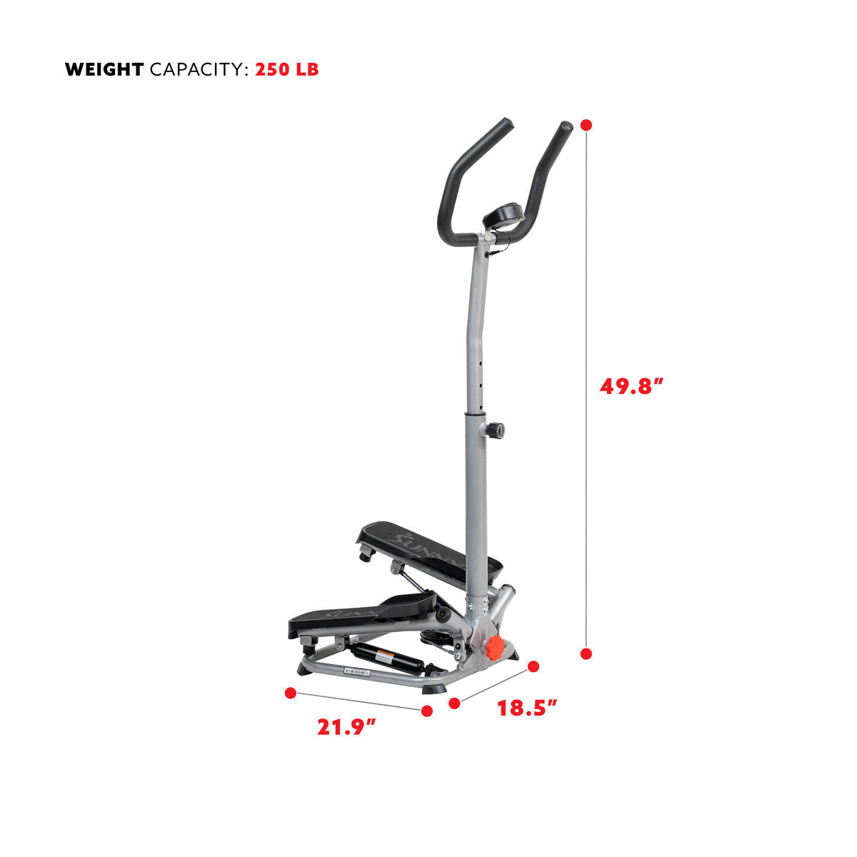 Stair Stepper Machine with Adjustable Handlebar