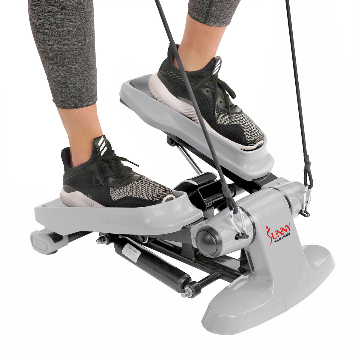 Versa Stepper Step Machine w/ Wide Non-Slip Pedals, Resistance Bands and LCD Monitor