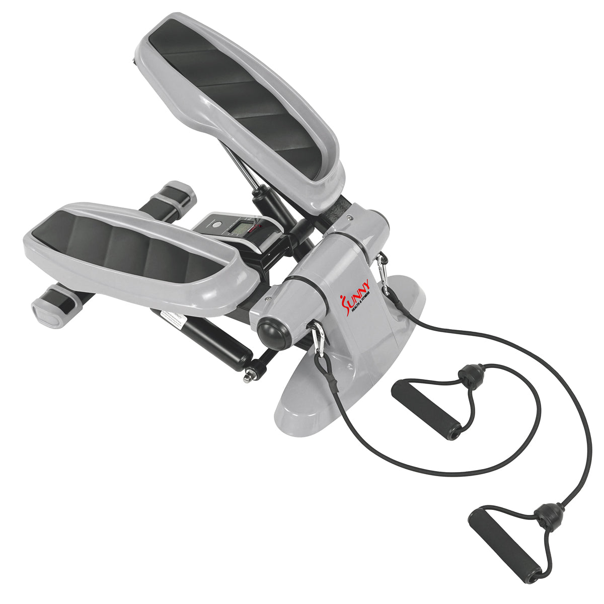 Versa Stepper Step Machine w/ Wide Non-Slip Pedals, Resistance Bands and LCD Monitor