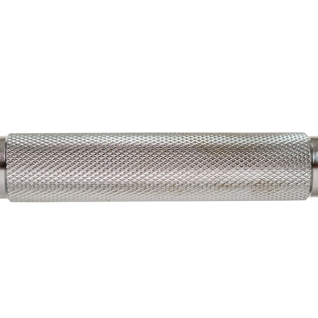14 in Threaded Chrome Dumbbell Bar Pairs w/ Ring Collars
