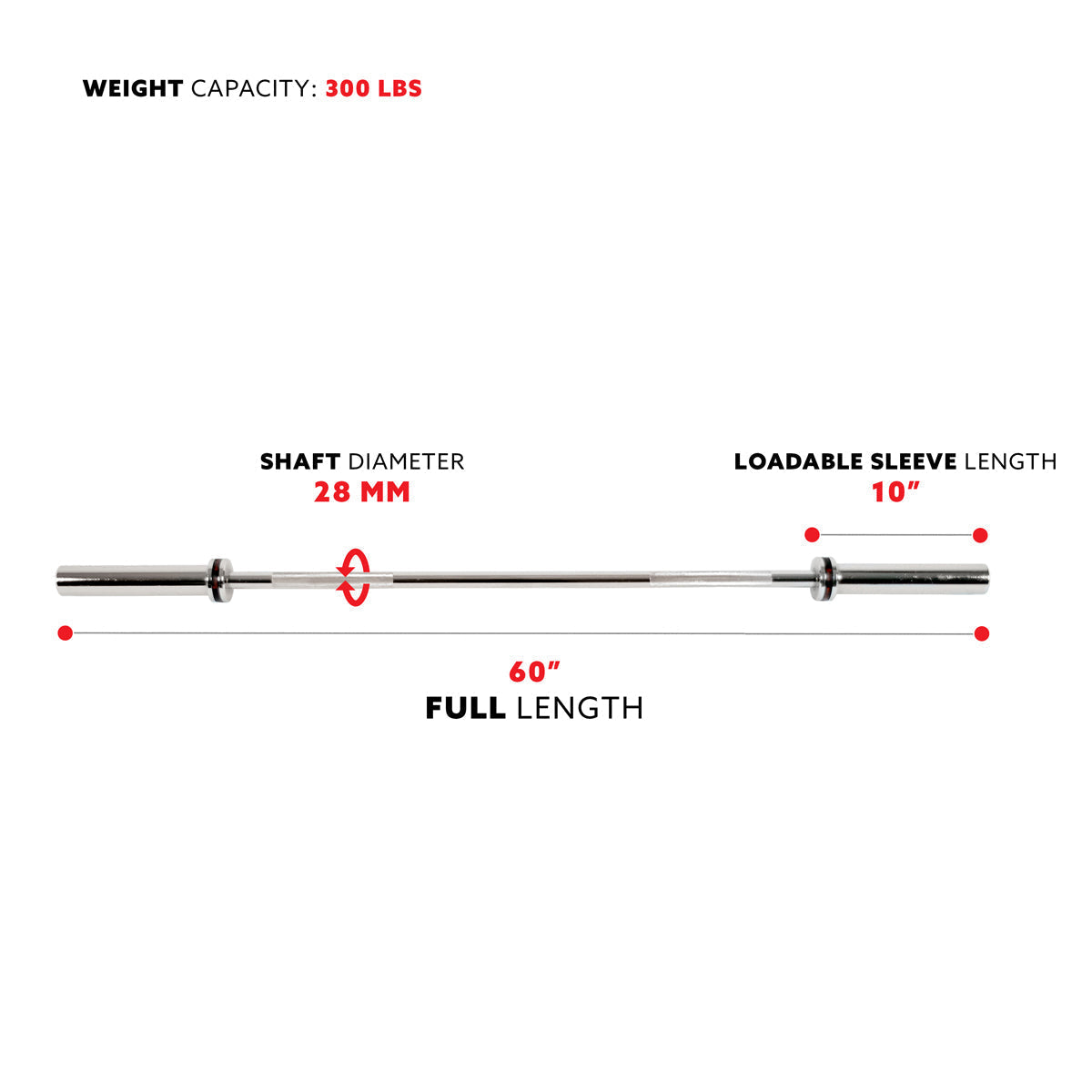 60" Olympic Bar
