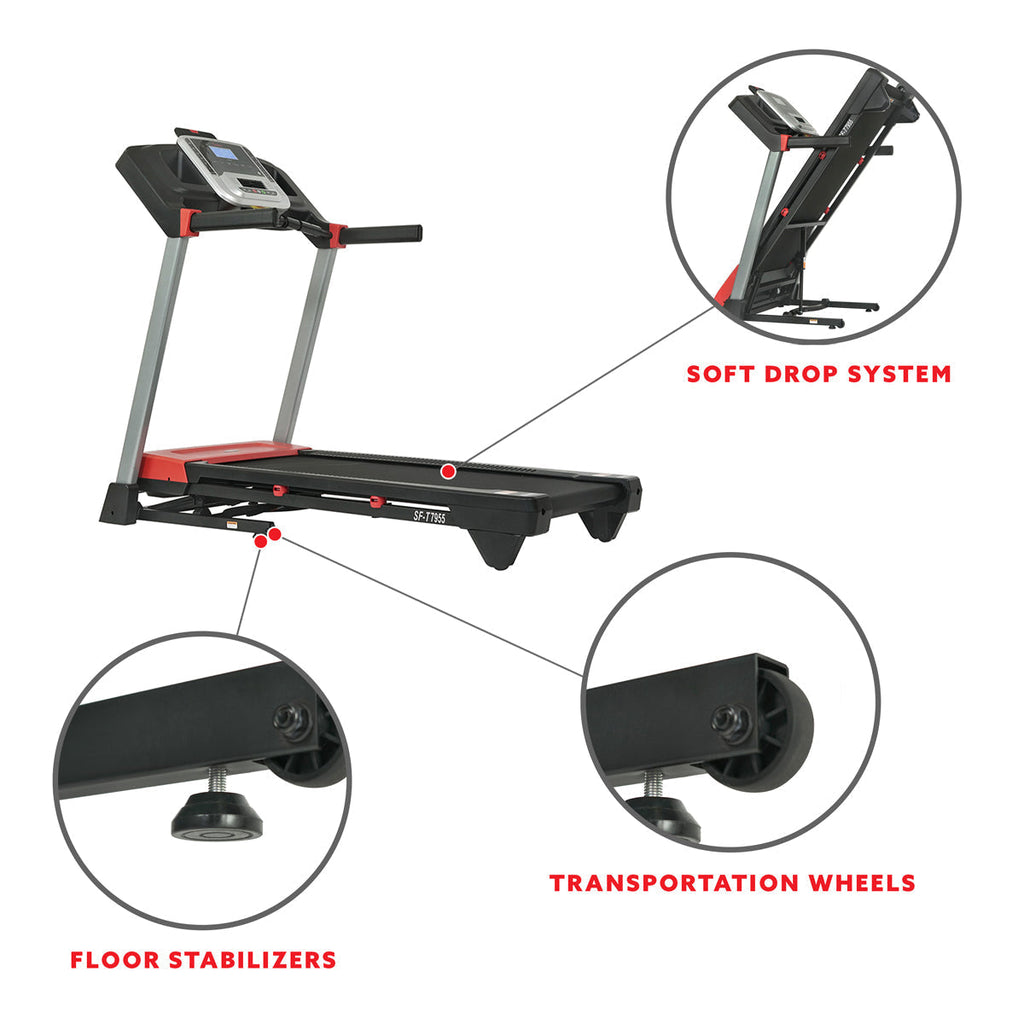 Evo-Fit Incline Treadmill with Bluetooth and Dual Device Holders