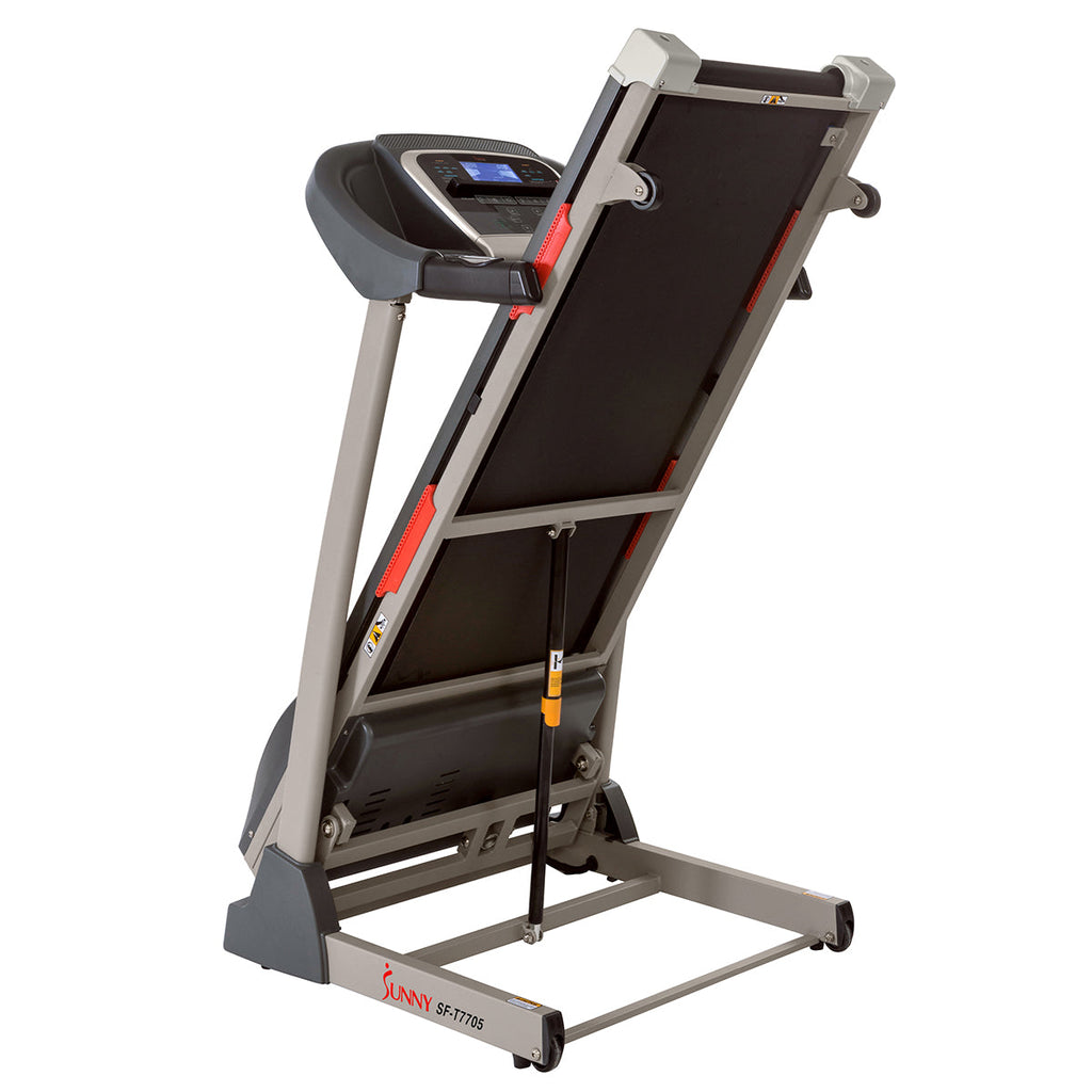 Portable Treadmill w/ Auto Incline, LCD, Smart APP and Shock Absorber