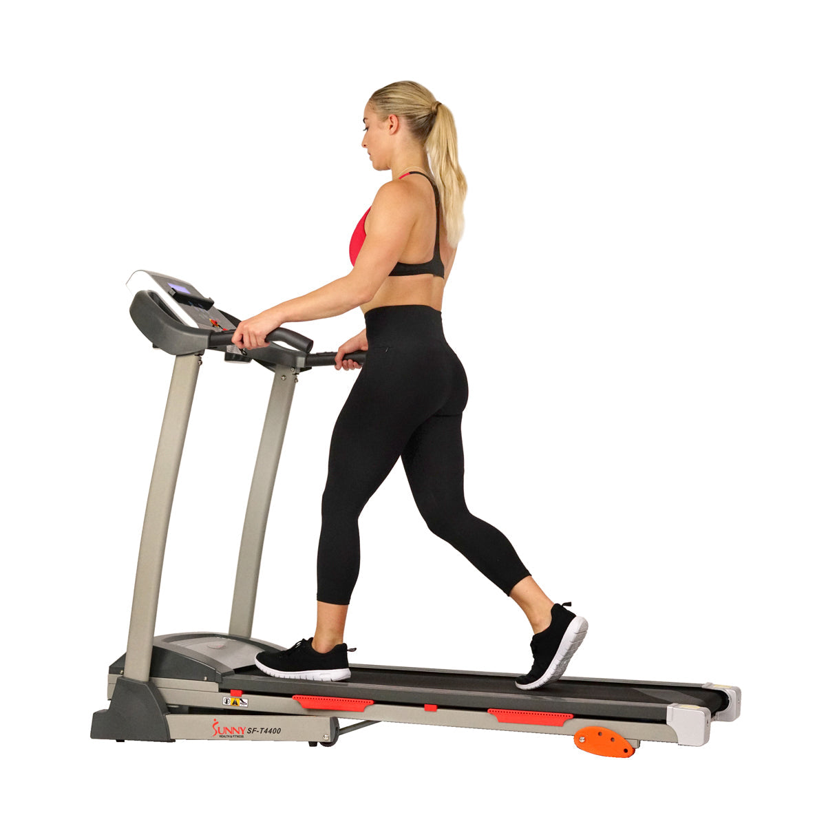 Treadmill w/ Manual Incline and LCD Display